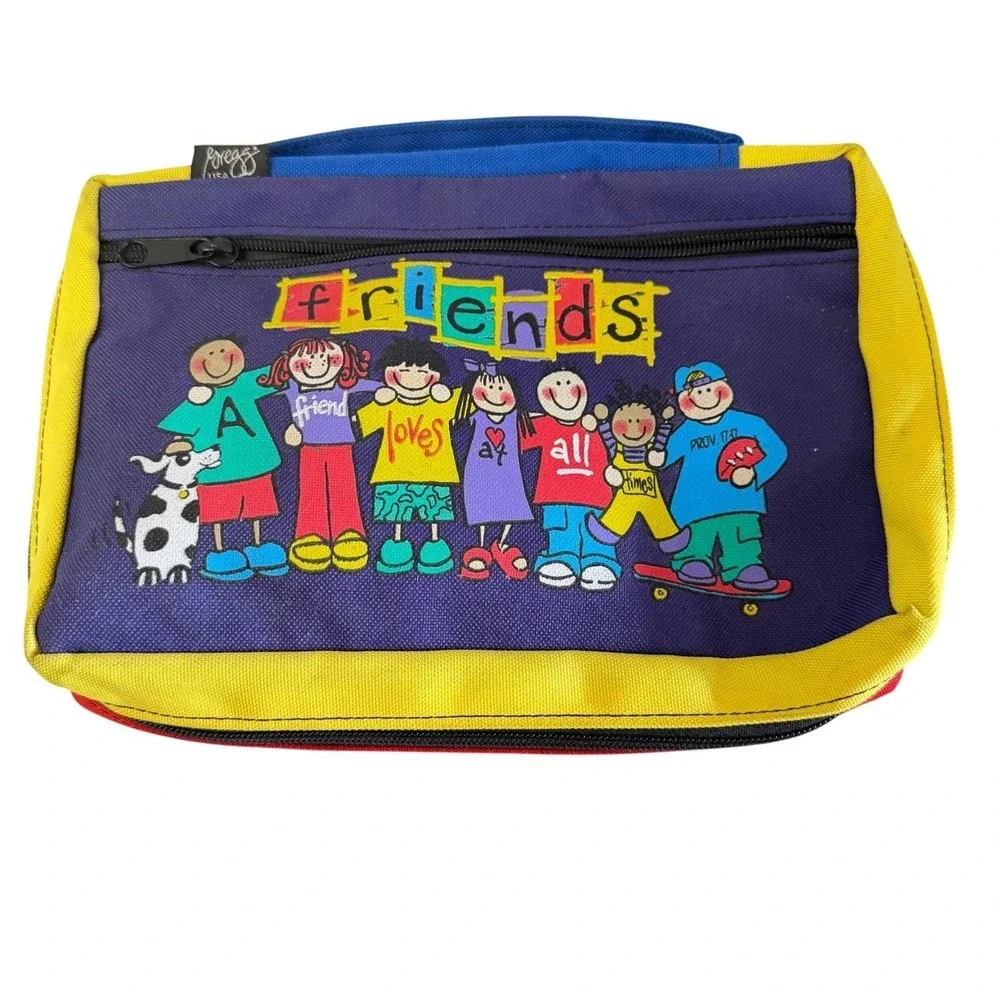 Gregg USA Bible Cover Organizer Kids Medium Multicolor Friends Prov 17:17